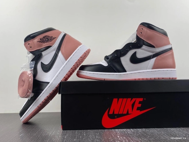 Rep MAX 1 Pink Retro Jordan High Og Rust 861428-101 Nrg Air 0808
